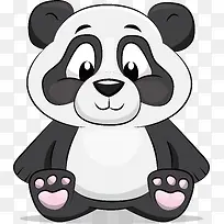 卡通可爱熊猫PNG-空若网 卡通可爱熊猫PNG-空若网