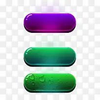 时尚简约彩色水晶图标按钮-空若网 时尚简约彩色水晶图标按钮-空若网