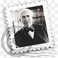 爱迪生认为不同的邮票-空若网 爱迪生认为不同的邮票-空若网