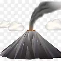 活火山插画-空若网 活火山插画-空若网
