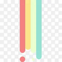 手绘多彩纸条条幅-空若网 手绘多彩纸条条幅-空若网