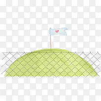 矢量手绘卡通旗帜-空若网 矢量手绘卡通旗帜-空若网