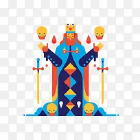 扁平化创意人物-空若网 扁平化创意人物-空若网