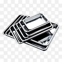 金属餐具方形不锈钢餐盘实物-空若网 金属餐具方形不锈钢餐盘实物-空若网