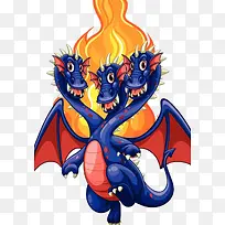 火焰三头龙-空若网 火焰三头龙-空若网