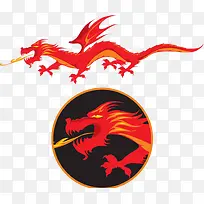 火焰龙徽章-空若网 火焰龙徽章-空若网