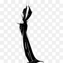 手绘女装设计插画稿-空若网 手绘女装设计插画稿-空若网