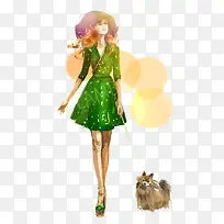 手绘女装设计插画稿-空若网 手绘女装设计插画稿-空若网