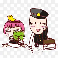 卡通手绘人物-空若网 卡通手绘人物-空若网