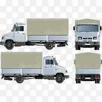 卡通手绘大型货车-空若网 卡通手绘大型货车-空若网