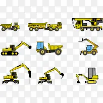 矢量图施工车辆大全-空若网 矢量图施工车辆大全-空若网