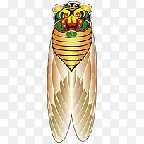 矢量图蝉-空若网 矢量图蝉-空若网