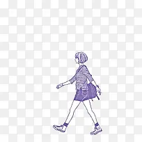 可爱手绘女生-空若网 可爱手绘女生-空若网