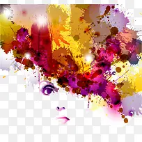 绚丽水彩人物-空若网 绚丽水彩人物-空若网