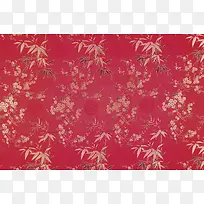 竹叶花纹背景-空若网 竹叶花纹背景-空若网