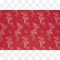 红色面料花纹背景-空若网 红色面料花纹背景-空若网