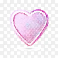 手绘水粉爱心-空若网 手绘水粉爱心-空若网
