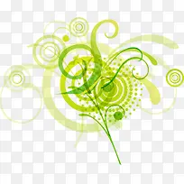 绿色潮流花纹-空若网 绿色潮流花纹-空若网