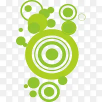 绿色圆圈底纹-空若网 绿色圆圈底纹-空若网