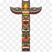 装饰彩色拼接图腾-空若网 装饰彩色拼接图腾-空若网