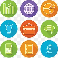 矢量扁平化图标-空若网 矢量扁平化图标-空若网