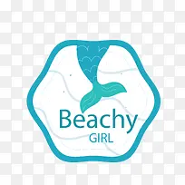 绿色鱼尾沙滩标签-空若网 绿色鱼尾沙滩标签-空若网