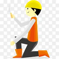 矢量油漆工粉刷匠-空若网 矢量油漆工粉刷匠-空若网