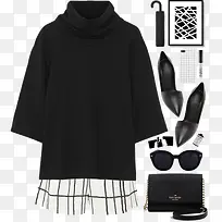 黑色上衣和超短裤-空若网 黑色上衣和超短裤-空若网