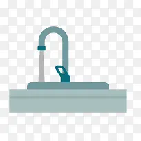 扁平化水龙头和池子-空若网 扁平化水龙头和池子-空若网
