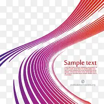 矢量紫红色曲线-空若网 矢量紫红色曲线-空若网