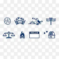 扁平化手绘图标-空若网 扁平化手绘图标-空若网