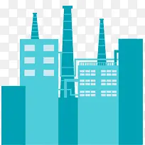 矢量扁平化工厂-空若网 矢量扁平化工厂-空若网