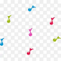 卡通多彩音符-空若网 卡通多彩音符-空若网