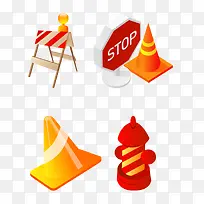 ��·�ϰ���ʾ��PNGʸ���ز�-������