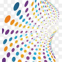 扭曲效果彩色波点-空若网 扭曲效果彩色波点-空若网