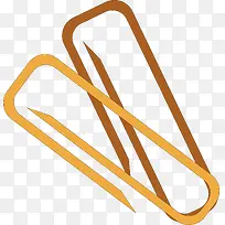 两个金属别针元素-空若网 两个金属别针元素-空若网