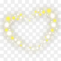 浪漫白色黄色点点爱心-空若网 浪漫白色黄色点点爱心-空若网