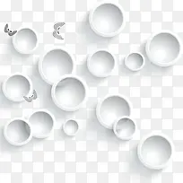 白色圈圈背景图-空若网 白色圈圈背景图-空若网