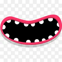 卡通可爱可爱牙齿五官装饰图案-空若网 卡通可爱可爱牙齿五官装饰图案-空若网