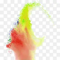 多彩清新颜料效果元素-空若网 多彩清新颜料效果元素-空若网