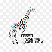 多彩长颈鹿-空若网 多彩长颈鹿-空若网