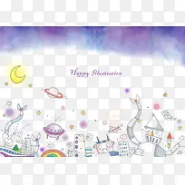 外星人插画-空若网 外星人插画-空若网