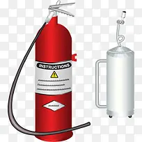 消火栓灭火器PNG矢量素材-空若网 消火栓灭火器PNG矢量素材-空若网