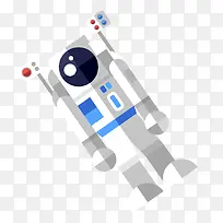 扁平化宇航员PNG下载-空若网 扁平化宇航员PNG下载-空若网