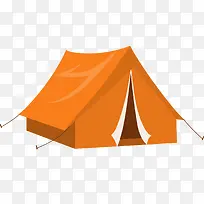 卡通橙色的帐篷设计-空若网 卡通橙色的帐篷设计-空若网