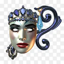 手绘面具-空若网 手绘面具-空若网