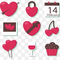 枚红色爱情元素-空若网 枚红色爱情元素-空若网