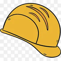 手绘劳动工具矢量安全帽素材-空若网 手绘劳动工具矢量安全帽素材-空若网