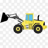 黄色车辆机械铲车-空若网 黄色车辆机械铲车-空若网