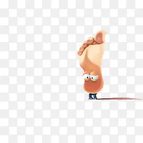 卡通脚丫人物-空若网 卡通脚丫人物-空若网